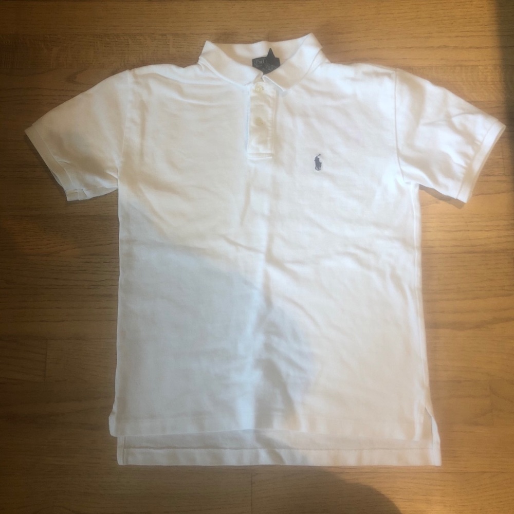 Ralph Lauren boys white polo